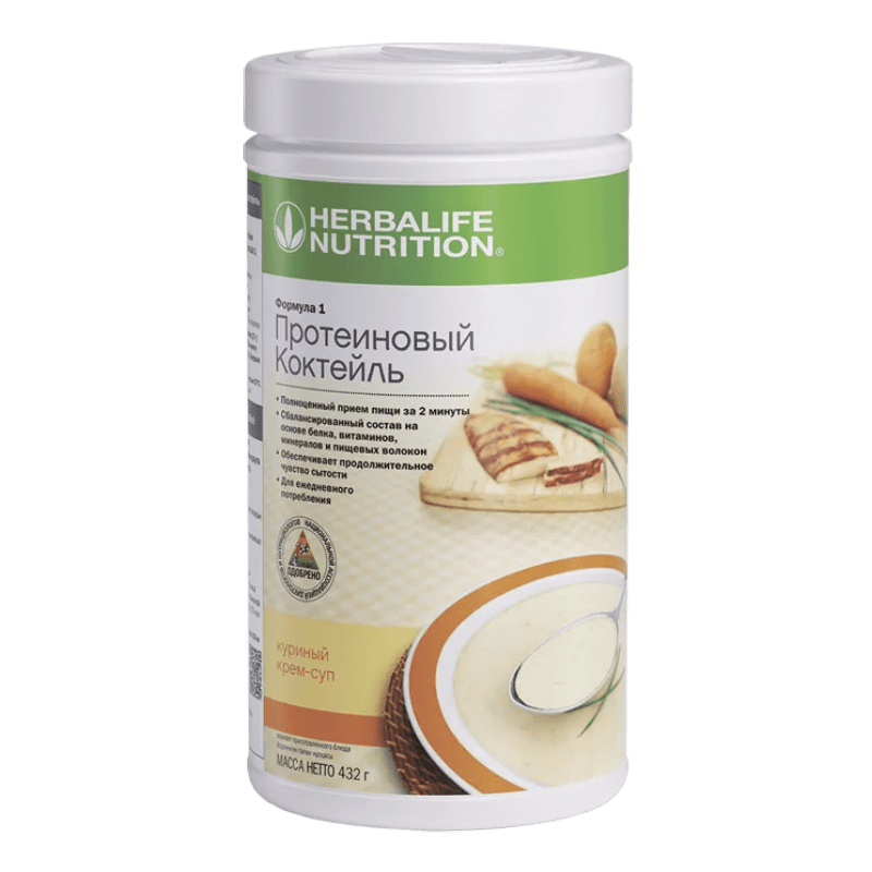 Протеиновый коктейль Формула 1 со вкусом куриного крем-супа
